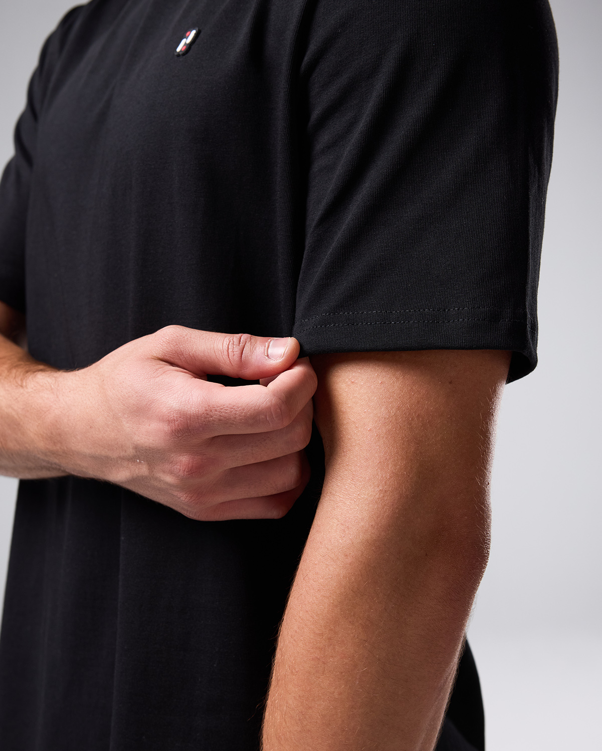 Camiseta b&aacute;sica para Hombre-NEGRO AZABACHE image number 5