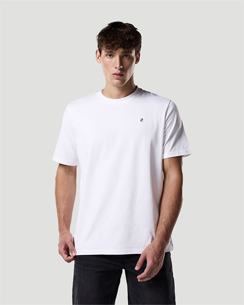 Camiseta b&aacute;sica para Hombre-BLANCO