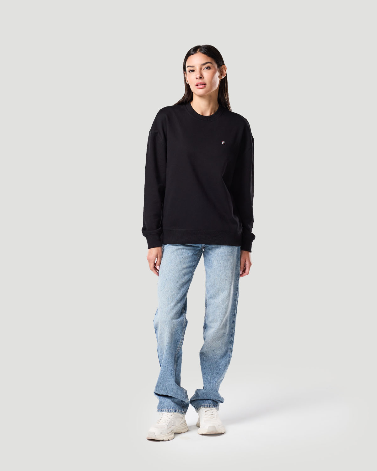Sudadera para Mujer-NEGRO AZABACHE image number 0
