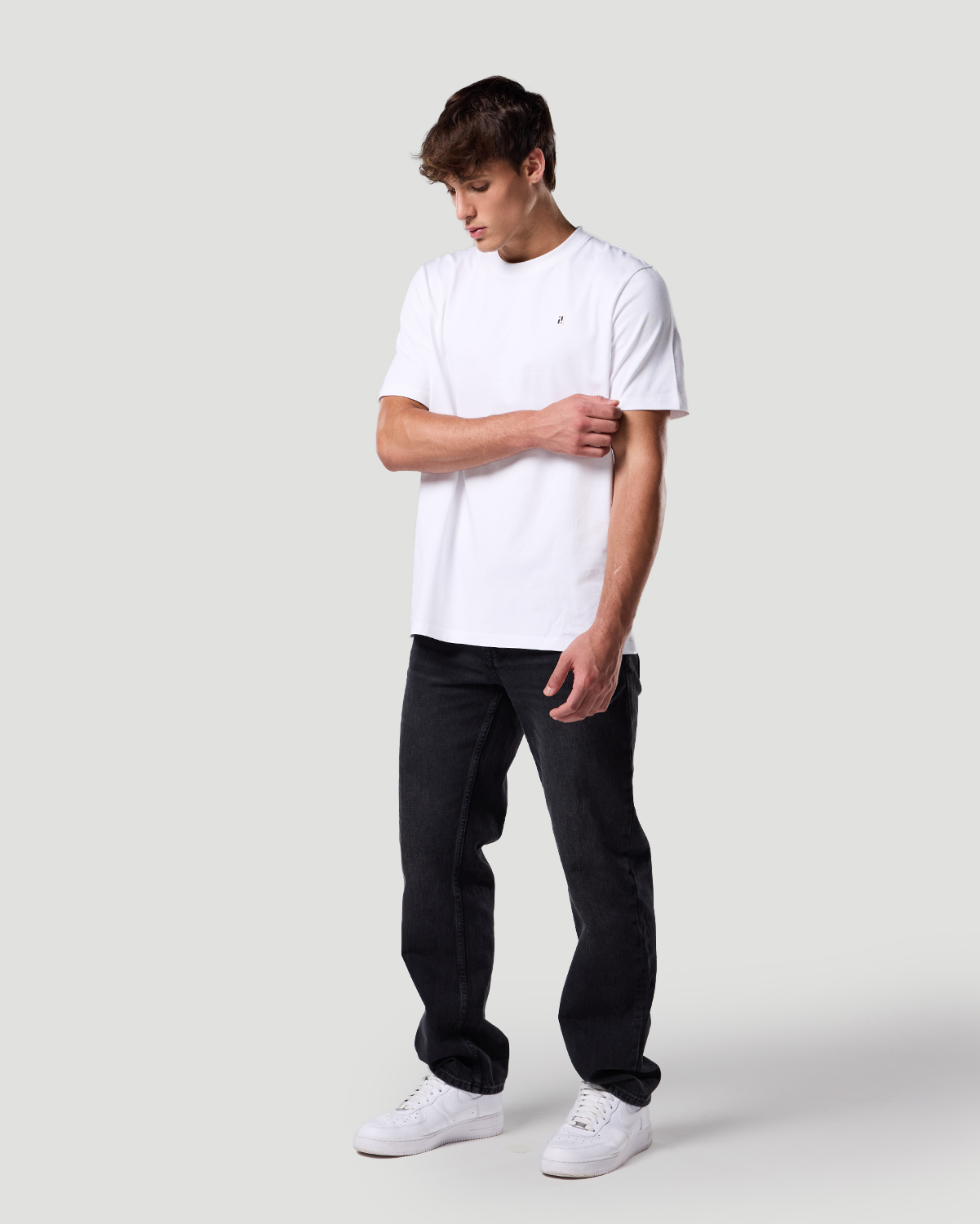 Camiseta b&aacute;sica para Hombre-BLANCO image number 1