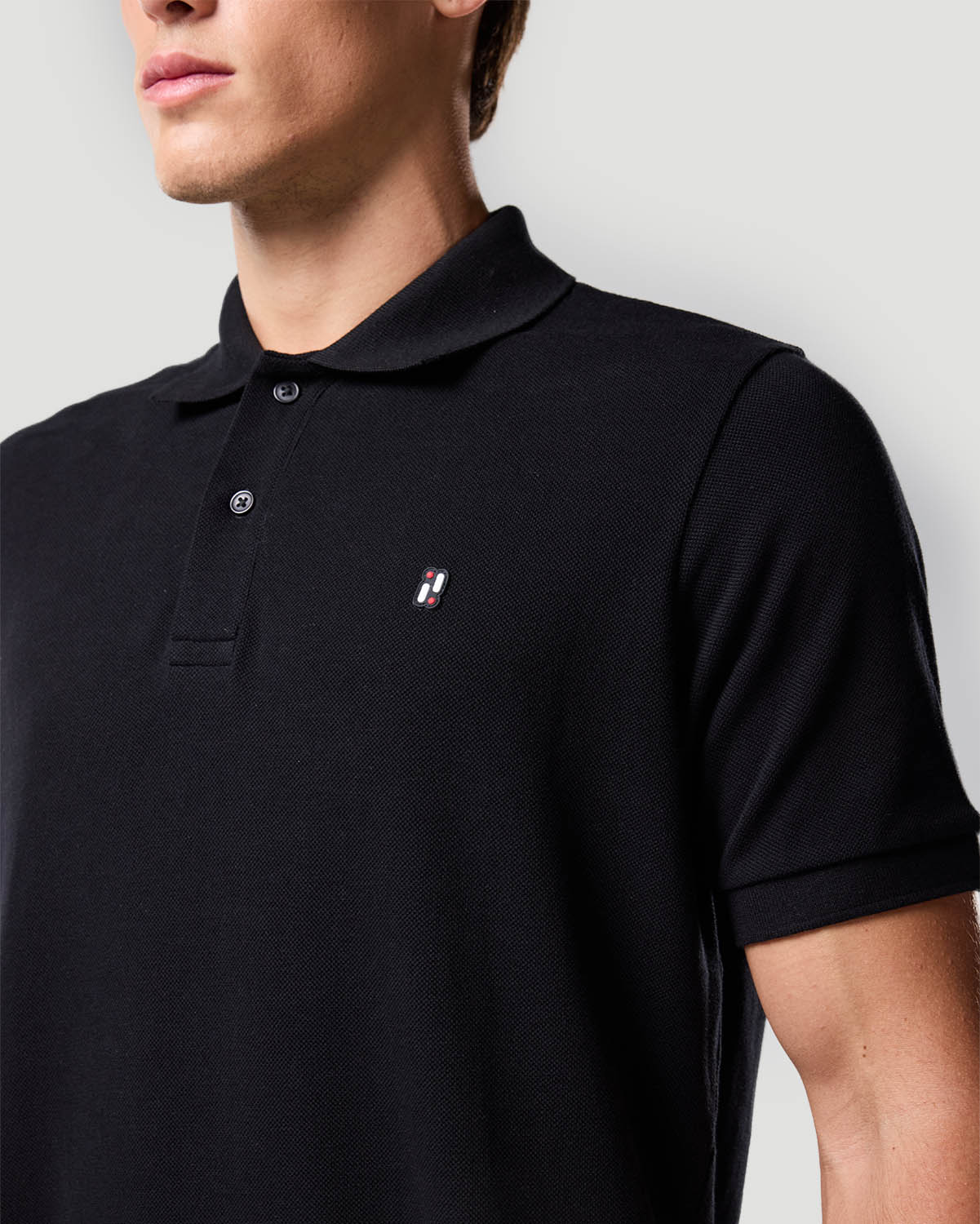 Camiseta Polo para Hombre-NEGRO AZABACHE image number 4