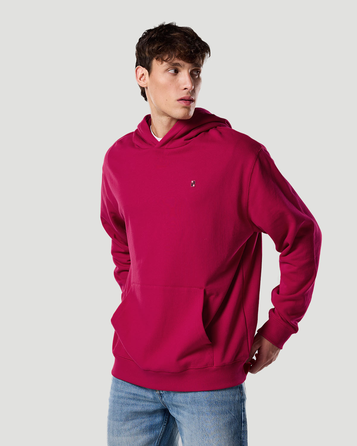 Sudadera con Capucha para Hombre-CEREZA image number 3