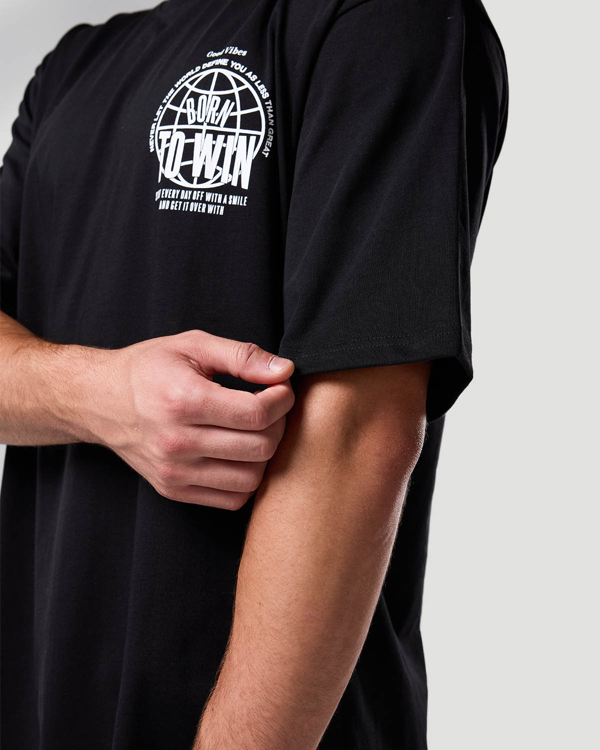 Camiseta Gr&aacute;fica para Hombre-NEGRO AZABACHE image number 5