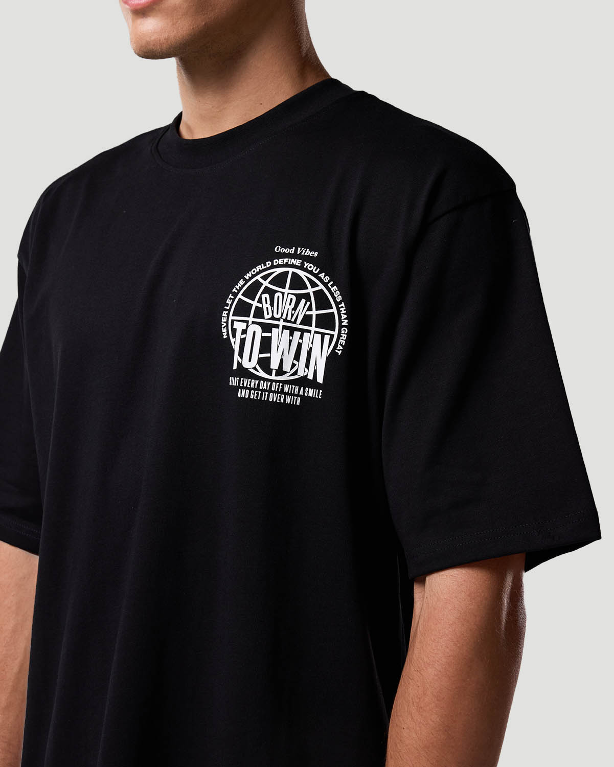 Camiseta Gr&aacute;fica para Hombre-NEGRO AZABACHE image number 4