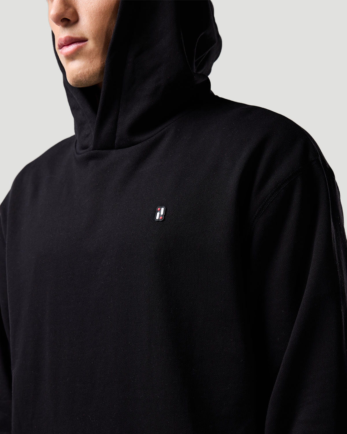 Sudadera con Capucha para Hombre-NEGRO AZABACHE image number 4