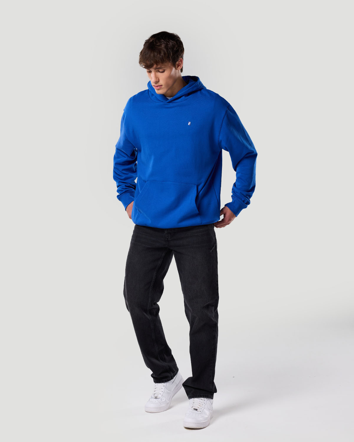 Sudadera con Capucha para Hombre-AZUL N&Aacute;UTICO image number 0