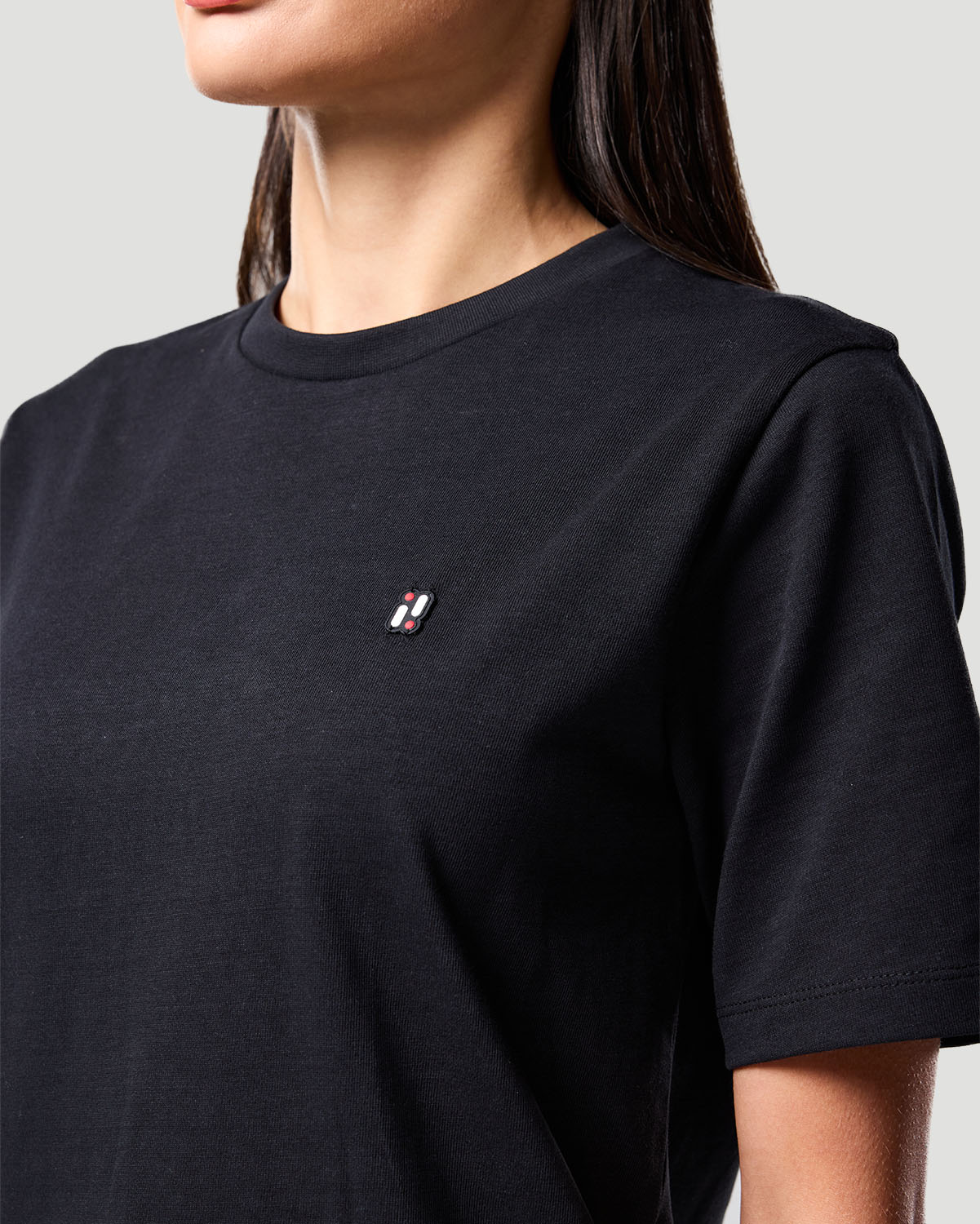 Camiseta B&aacute;sica para Mujer-NEGRO AZABACHE image number 4