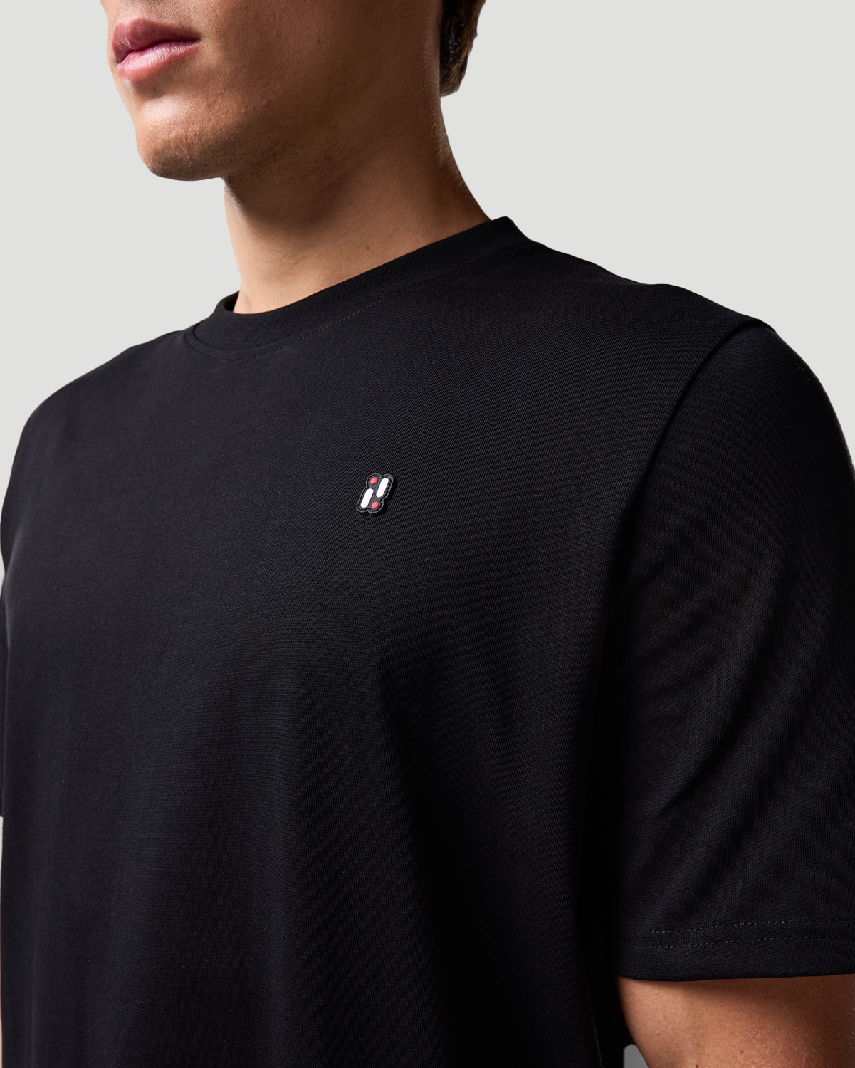 Camiseta b&aacute;sica para Hombre-NEGRO AZABACHE image number 4