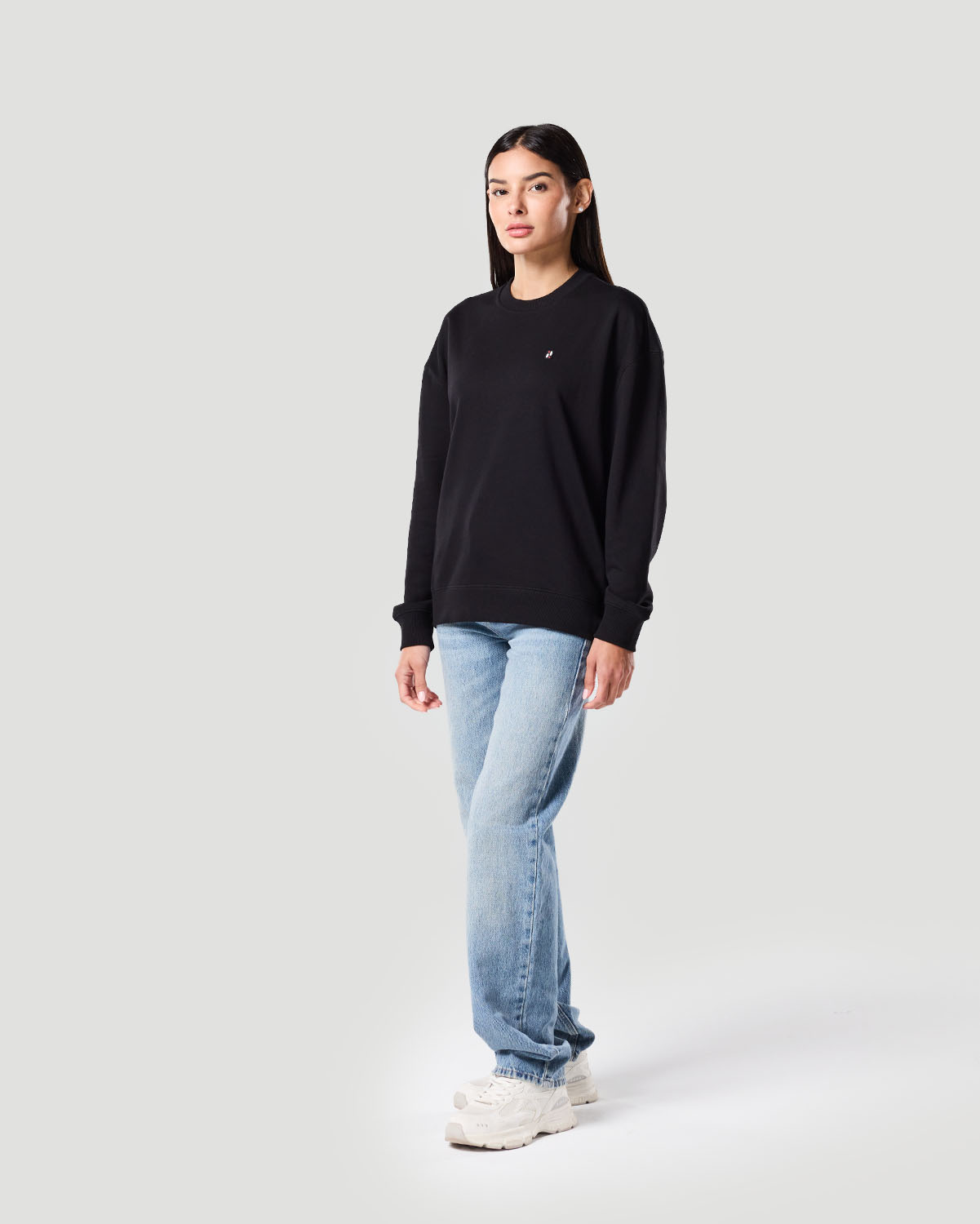 Sudadera para Mujer-NEGRO AZABACHE image number 1