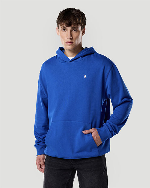 Sudadera con Capucha para Hombre-AZUL N&Aacute;UTICO