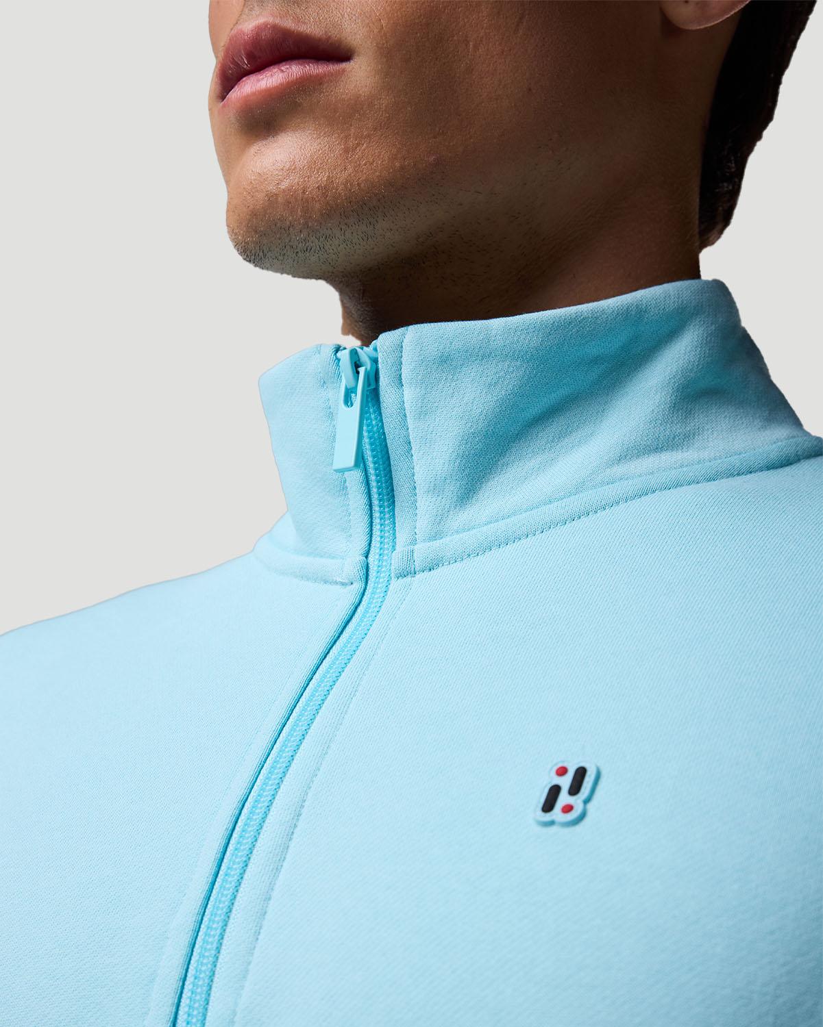 Su&eacute;ter de Cuello Alto con Cremallera Media para Hombre-ATOMIZADOR image number 5