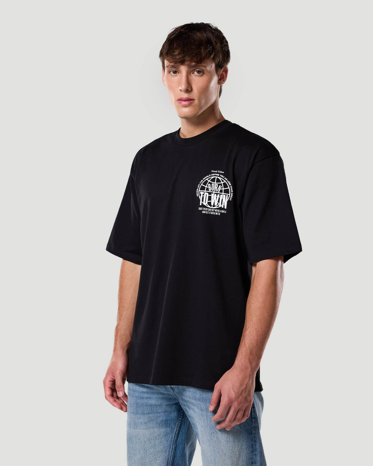 Camiseta Gr&aacute;fica para Hombre-NEGRO AZABACHE image number 3